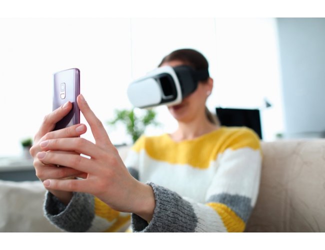 97087 - Óculos de Realidade Virtual em ABS para Celulares