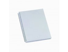 272L - Caderno de Negócios Pequeno Metalizado Prata Personalizado