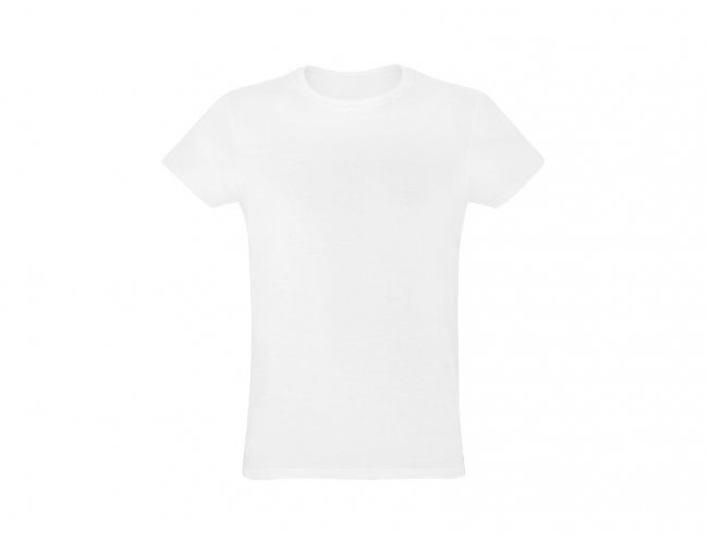 30513 - [AMORA] Camiseta BRANCA Unissex Corte Regular com Malha 100% Polyester Fiado com Fio 30/1
