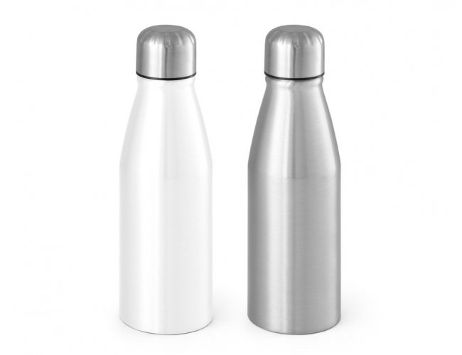 54957 - Garrafa em Alumnio 500 ml com Tampa em Ao Inox (6,7 x 20,5 cm)