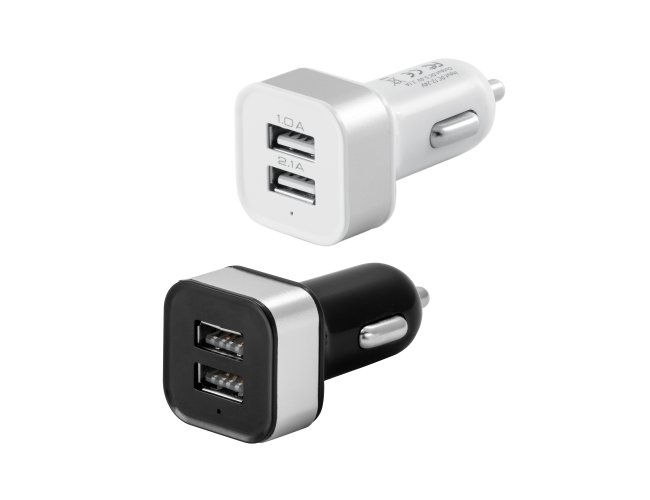 57155 - Adaptador Veicular de Carregamento com 2 Entradas USB