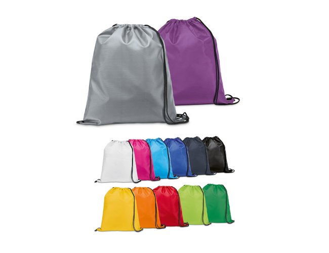 92910 - Sacola tipo Mochila em 210D (35 x 41 cm)