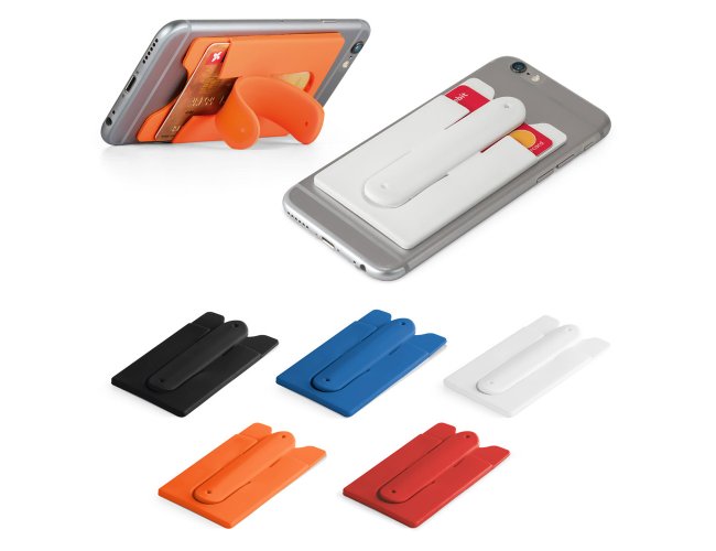 93321-2 - Porta Cartes para Celular em Silicone