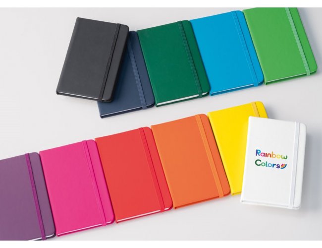 93425 - Caderno Capa Dura de Bolso em Couro Sinttico