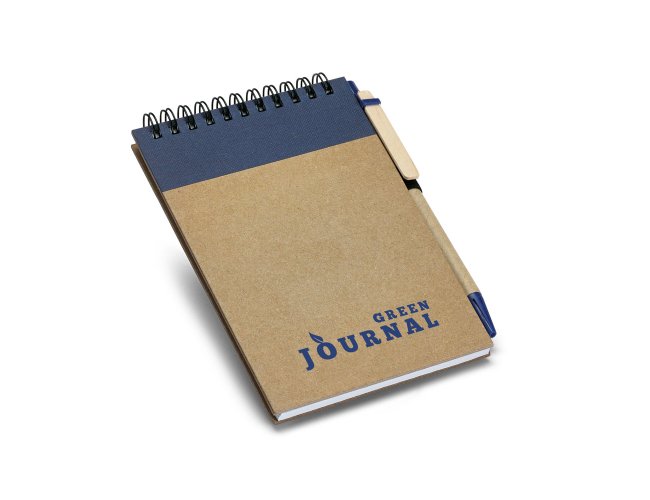 93427 - Caderno de Bolso Espiral com Papel Reciclado e Capa Dura em Carto