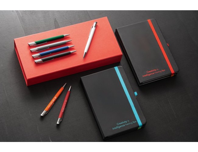 93592 - Caderno A5 com Capa Dura em PU Trmico