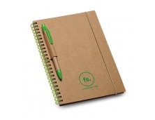 93708 - Caderno B6 Espiral com Papel Reciclado e Capa Dura em Carto