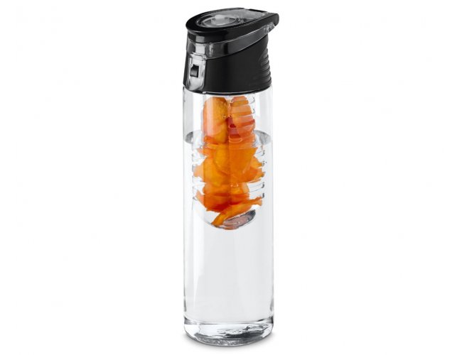 94629 - Squeeze em AS e com Tampa Flip Top em PP com Infusor de Frutas 740 ml (7 x 24,7 cm)