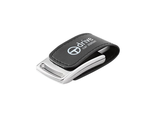 97525 - Pen Drive em Couro Sinttico - 8GB