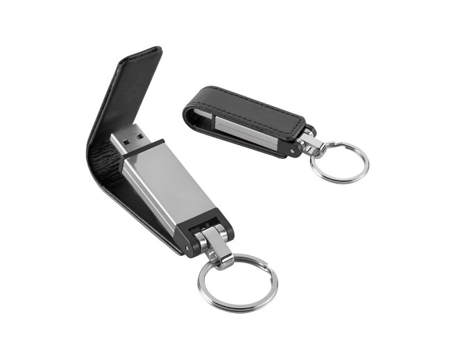 97527 - Pen Drive em Couro Sinttico - 8GB