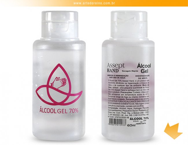 94892 - lcool Gel 70% Antissptico 60ml