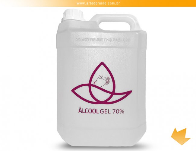 94895 - lcool Gel 70% Antissptico 5 Litros