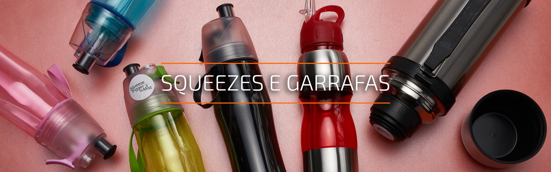 GARRAFAS E SQUEEZES