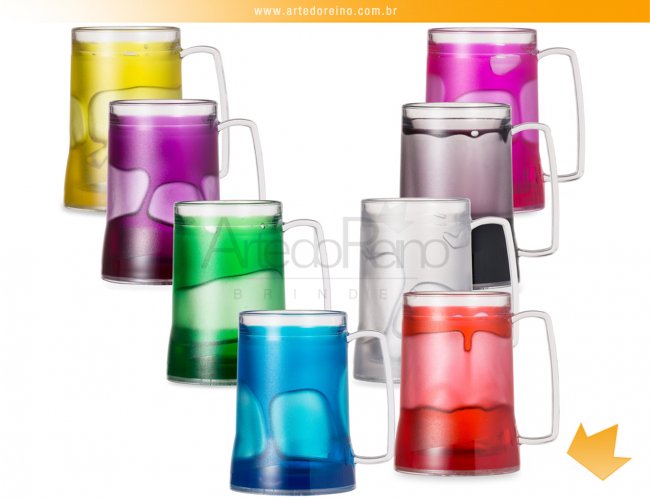 12508 - Caneca Acrlica 400ml com Gel Trmico