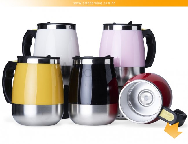 12458 - Caneca Inox Mixer (misturador) 350 ml