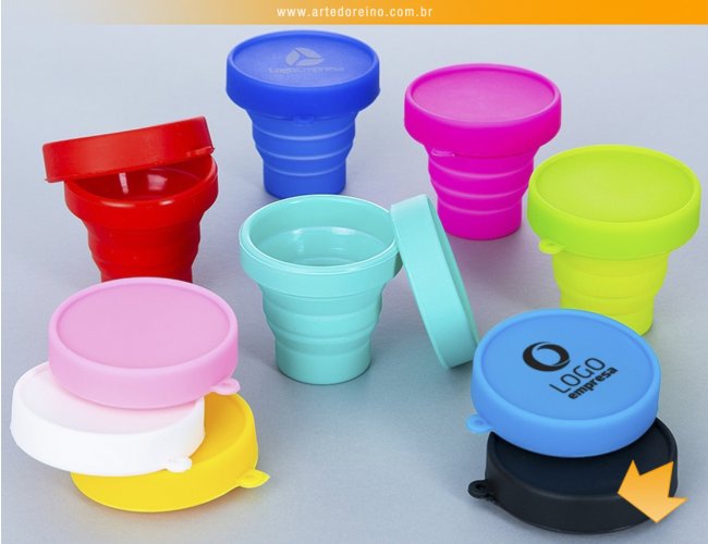 18578 - Copo Retrtil de Silicone 150ml