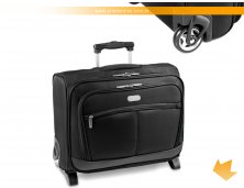 92129 - Mala Porta Notebook em Nylon e Couro Sinttico