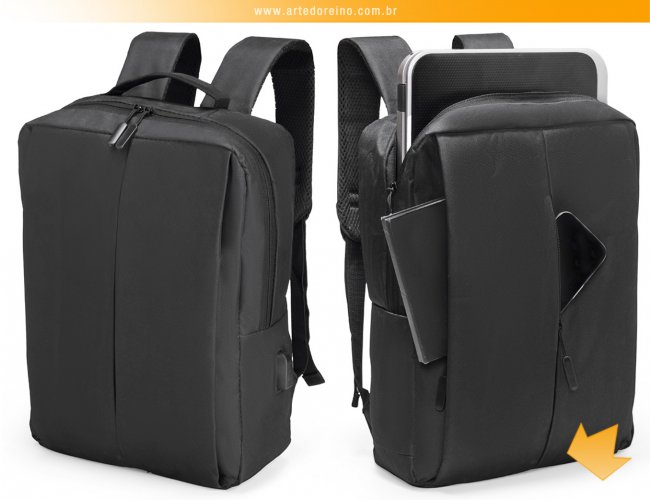 E@08182 - Mochila de Polister USB 21 Litros
