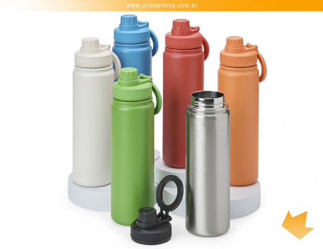 08197 - Garrafa Trmica em Inox 750 ml