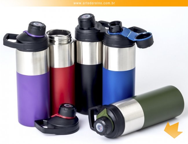 E@08058 - Garrafa Trmica em Inox 550 ml