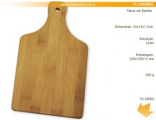 TA-26003 - Tbua para Kit Caipirinha ou Tempero em Bambu Personalizado