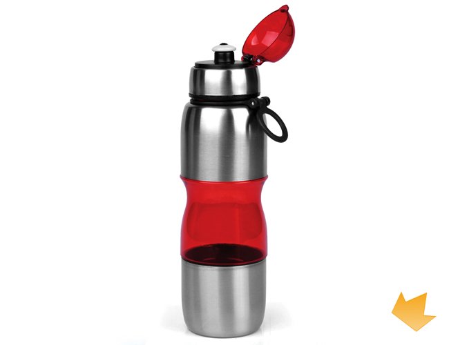 ARiIS-00804S - Brinde Promocional Squeeze Revestido em Inox 800ml Personalizado