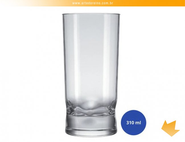 7617 - Copo Amassadinho Long Drink 310 ml