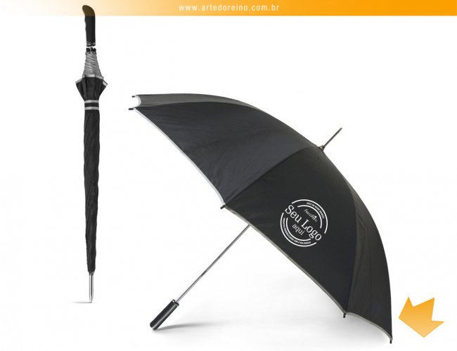 99122 - Guarda-Chuva em Polister 190T com Pega em EVA (130 cm)