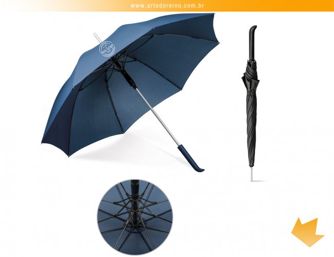 99155 - Guarda-Chuva Automtico 190T Pongee com Varetas em Fibra de Vidro (110 cm)