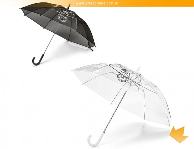 99143 - Guarda-Chuva Transparente em POE (105 cm)