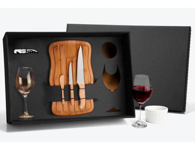 KT-90052-3 - Conjunto para Petisco, Churrasco e Vinho - 8 peas