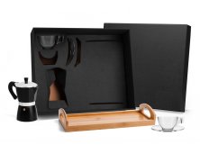 KT-90152-3 - Kit para Café com Bandeja em Bambu - 6 peças