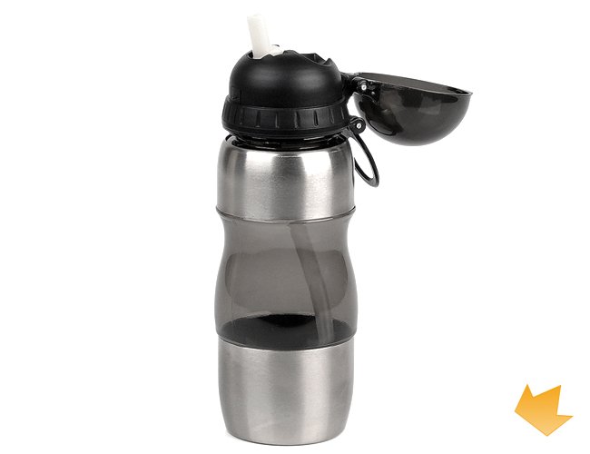 iIS-00401S - Brinde Squeeze Revestido em Inox 400 ml Personalizado