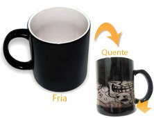 ARCM-21299 - Brinde Promocional Caneca em Cermica Mgica Preta Personalizada